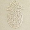 Breloque Laser Cut - Ananas - 20x13mm - Gold Rose