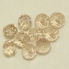 Perles en cristal à facettes - Coussin  - 4x5,5mm - Chair Transparent - Lot de 50