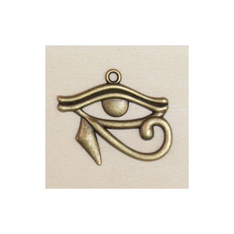 Breloque Oeil d'Horus bronze