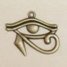 Breloque Oeil d'Horus - 26x30mm - Bronze