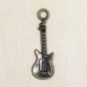 Breloque - Guitare - 24x8mm - Bronze