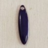 Sequin Émaillé navette longue Violet - 20x5mm