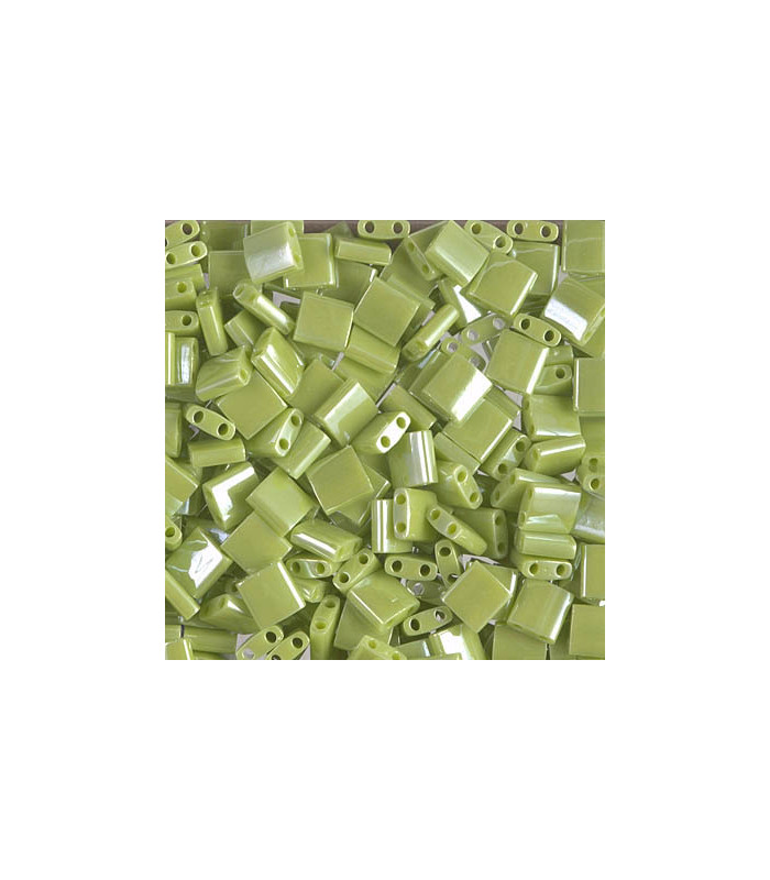 MTL-0439 Miyuki Tila 5x5mm - Opaque Chartreuse Luster - 5g