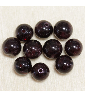Perles en pierre naturelle ou Gemme - Pierre De Lune - 10mm - Lot de 10  perles - LA PERLE DES LOISIRS