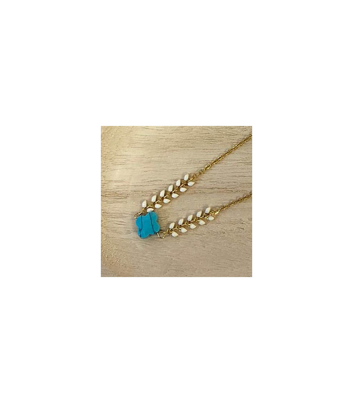 collier sur mesure chaine chevron