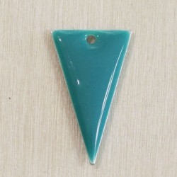 Sequin Émaillé triangle Bleu turquoise