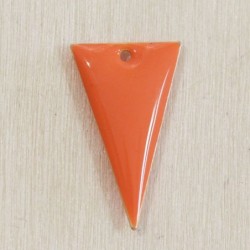 Sequin Émaillé triangle Orange