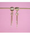 Kit DIY de Boucles d'Oreilles Julia - Plaqué Or et pendentif cristal