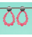 Kit DIY de Boucles d'Oreilles Amaya - Argenté et perles Rose